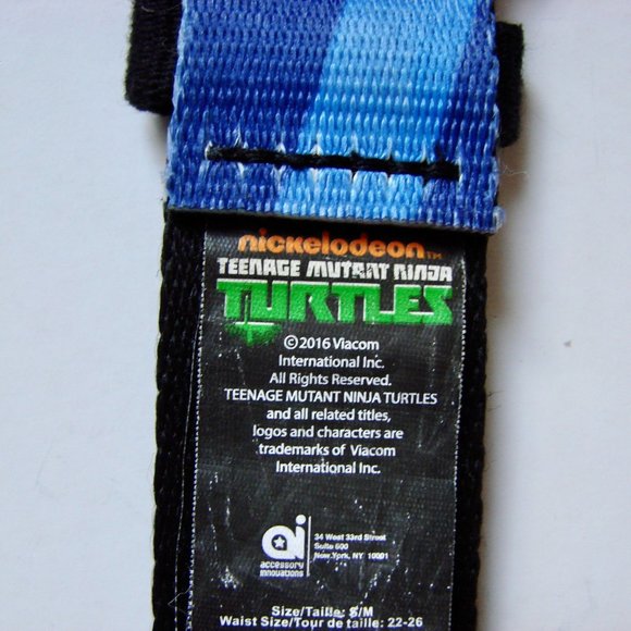 Teenage Mutant Ninja Turtles belt Nickelodeon Kids Unisex Belt Size Small - Picture 3 of 10
